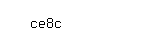 Captcha: ce8c