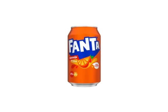 Lata de Fanta de Naranja